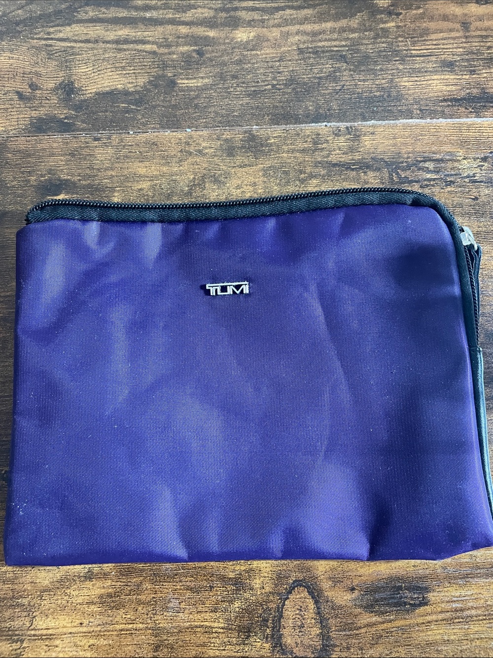 Tumi Men's Deep Purple Nylon Toiletry Pouch